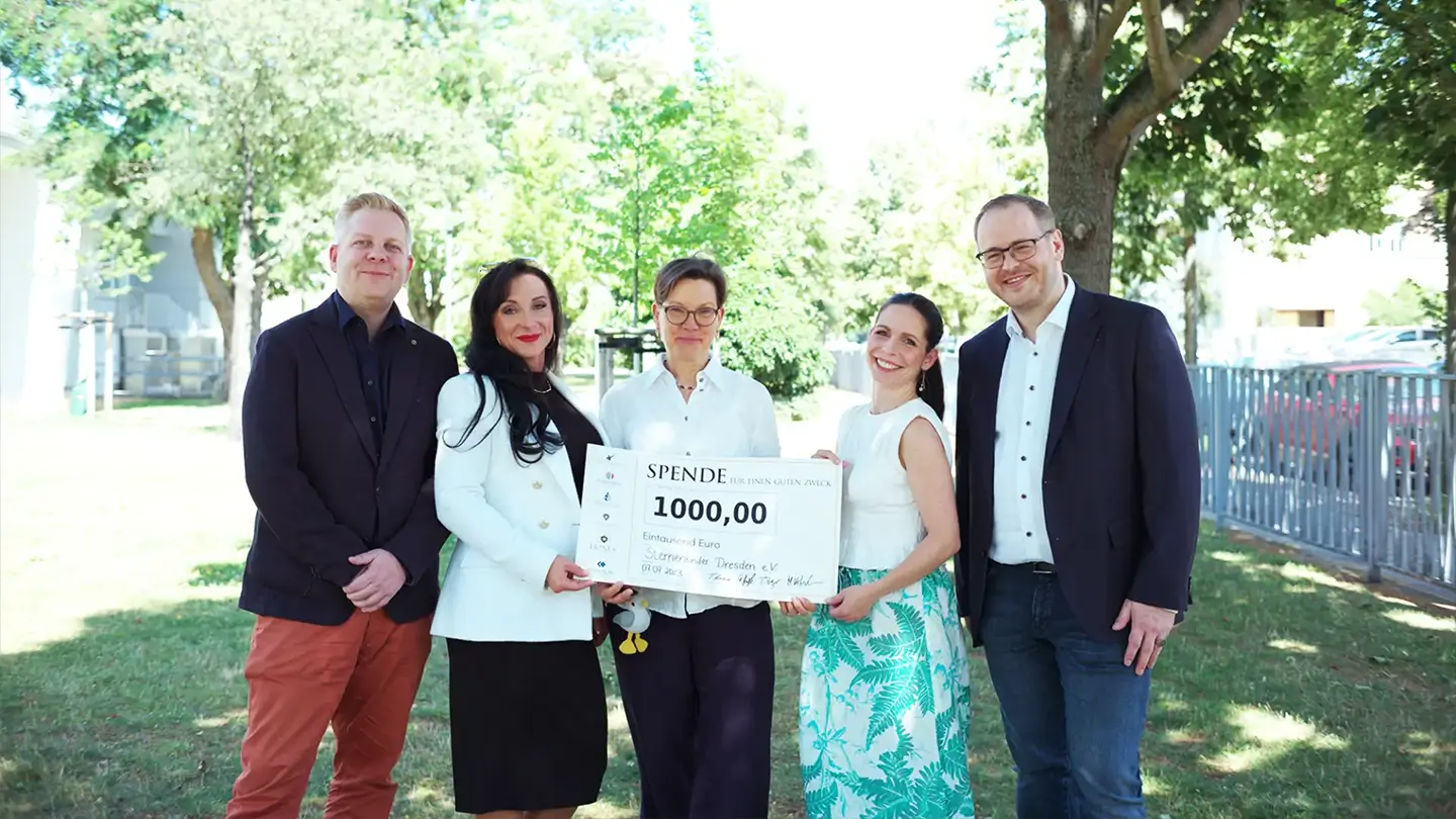 Ritter von Gral - Sponsorenübergabe Sternenkinder Dresden e.V.
