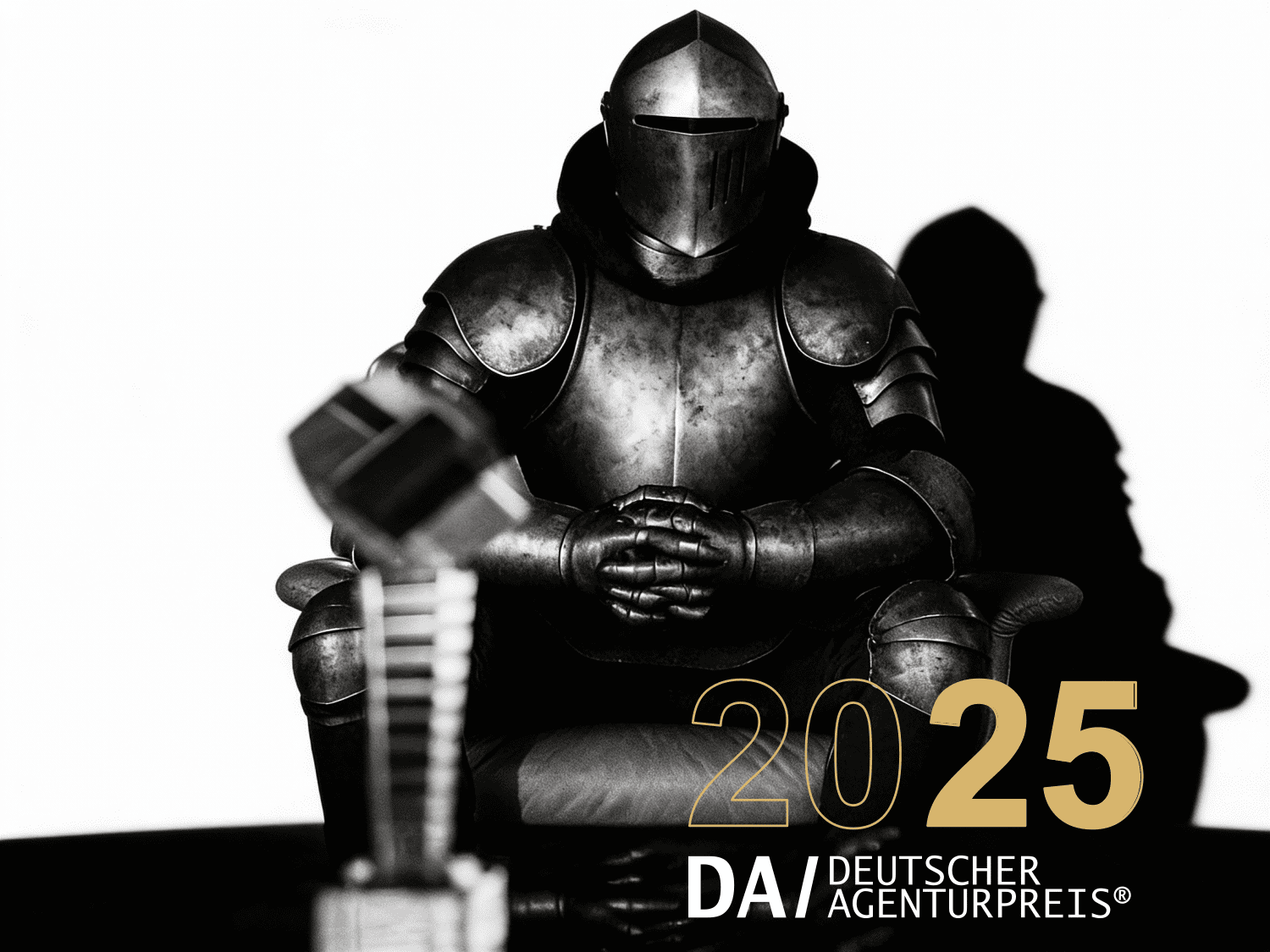Deutscher Agenturpreis 2025, knieender Ritter